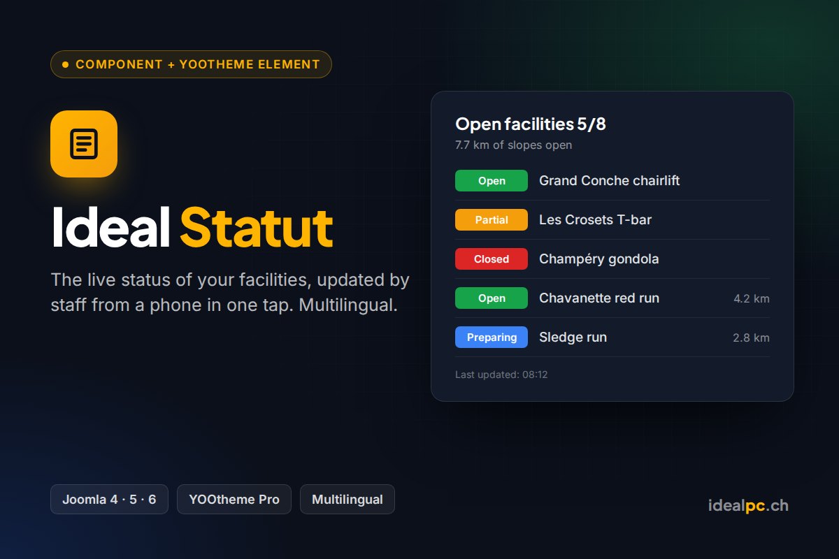 Ideal Statut – Component and YOOtheme Pro element for Joomla