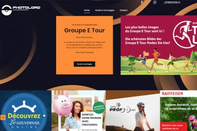Site web Photoload réalisé par IdealPC