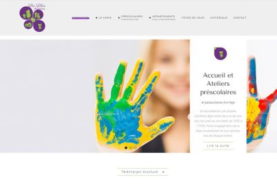 Site web Les Lilas réalisé par IdealPC